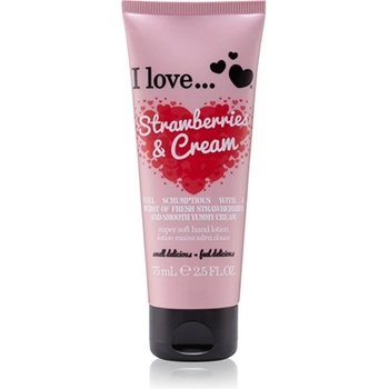 I Love Cosmetics Strawberry & Cream лосион за ръце за жени 75 мл