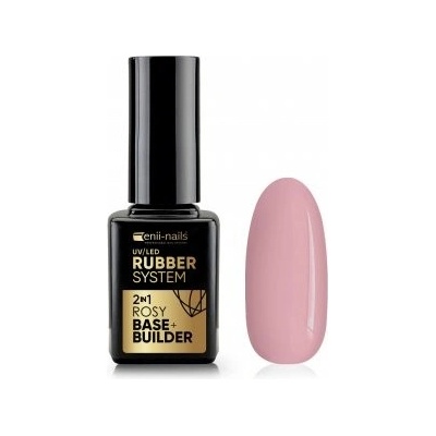 ENII NAILS Rubber system 2 in 1 base & builder ROSY 11 ml