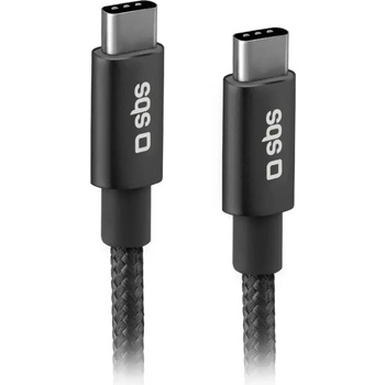 SBS tecabletcc20bk usb-c кабел - usb-c 25w захранване 1, 5 м - сив (tecabletcc20bk)