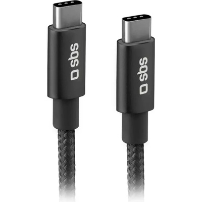 SBS tecabletcc20bk usb-c кабел - usb-c 25w захранване 1, 5 м - сив (tecabletcc20bk)