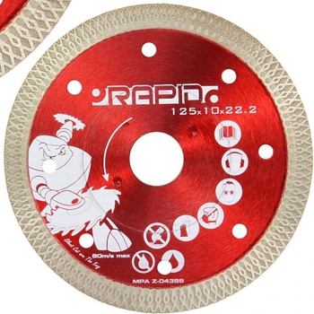 Mar-Pol Kotouč řezný diamantový 125 x 22,2 x 10 mm M08707