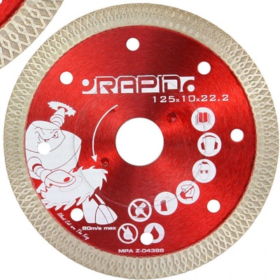 Mar-Pol Kotouč řezný diamantový 125 x 22,2 x 10 mm M08707