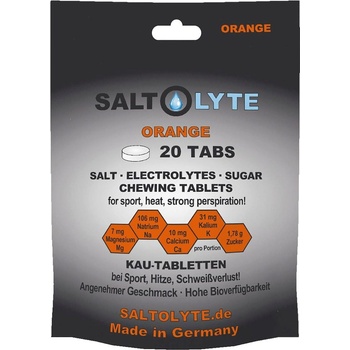SALTOLYTE 20 дъвчащи таблетки със сол и електролити - Orange