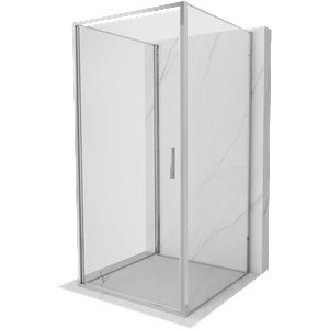 Mexen Exo-3S душ кабина с 3 стени, 85 x 85 cm, прозрачна, хром - 817-085-085-01-00-3S (817-085-085-01-00-3S)