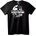 NOONEBRAND Тениска Космическа Луна - XL, Black