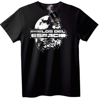 NOONEBRAND Тениска Космическа Луна - XL, Black
