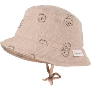 maximo Шапка maximo Baby's Hat with Tie + Muslin Lining Hat - Beigemeliert / Löwe - размер 41 cm (904-6331-0314)
