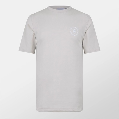 Daily Paper Тениска Daily Paper Men's Circle Short-Sleeve Regular Fit T-Shirt - Moon Beige