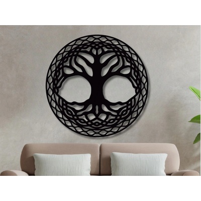 Drevený strom života na stenu - 20cm Dekor: ANTRACIT 0164, BIELA 0101, ČIERNA 0190, DUB Bronze tmavý 090, DUB Sonoma 3025, DUB Zlatý 003, ORECH 0729, SIVÁ 0112, Rozmer: 20cm, 30cm, 40cm, 50cm, 60cm