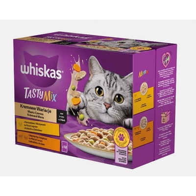 Whiskas kura & kačka & hydina & morka v šťave 12 x 85 g