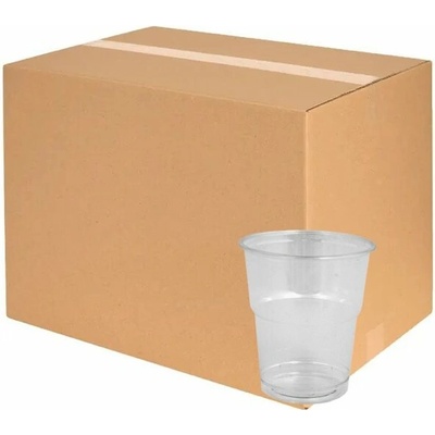 Popkornovač.cz Pohárik na nápoje 200ml, PET, transparentný