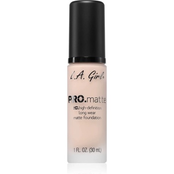 L. A. Girl Cosmetics PRO. Matte HD дълготраен фон дьо тен с матиращ ефект цвят Ivory 30ml
