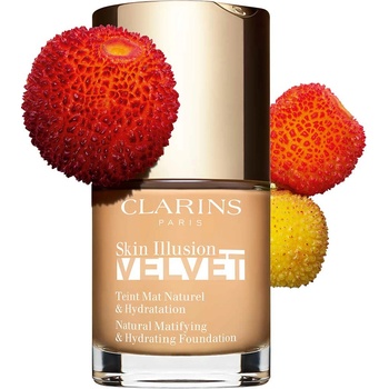 Clarins Skin Illusion Velvet Tekutý make-up s matným finišem s vyživujícím účinkem 105N 30 ml