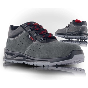 VM Footwear Vm footwear lausanne 5635-s1p / Ниски предпазни обувки от цяла кожа s1p - черни 36 (5635-s1p-36)