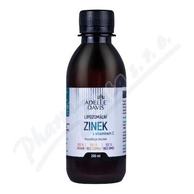 Adelle Davis Lipozomální Zinok + vit.C 200 ml
