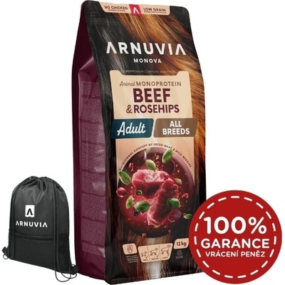Arnuvia Monova Dog Adult All Breeds Beef & Rosehips 12 kg