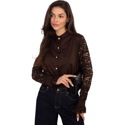 Italy Moda Shirt-MI-KS-C229.16P-dark brown