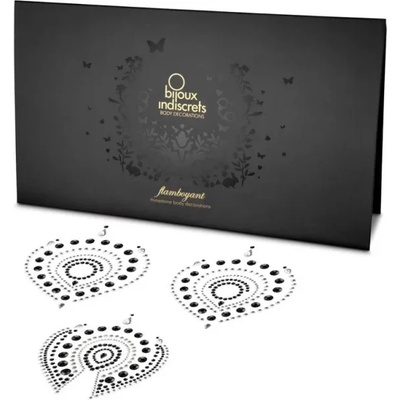 Украшение за тяло - Flamboyant Black/Silver (BIJOUX0078)