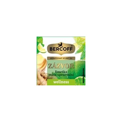 BERCOFF Zázvor LIMETKA&MÁTA 10 x 2 g