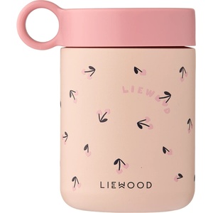 LIEWOOD Детски контейнер за храна Liewood Kid's Kiani Printed Food Jar Food storage - Mini Cherry Heart / Rosey - размер 350 ml (533-2347-0411)