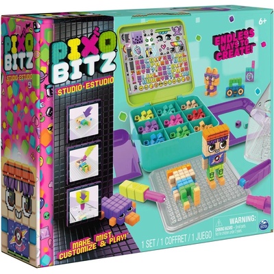 Spin Master Pixobitz Spray Beads Studio образователен комплект за игра-направи си сам (6064541)