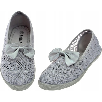 Krajkové baleríny s mašličkou dětské tenisky