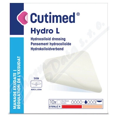 Cutimed Hydro L 10 x 10 cm 10 ks hydrokol.kryt.na rány