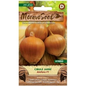 Semená jarnej cibule AMFORA F1 - hybrid, žltá, 200 s