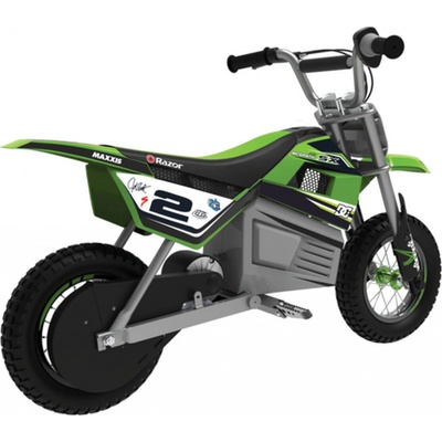 Razor Dirt Rocket SX350 McGrath elektrický skúter 1 sedadlo sedadiel 22 km / h čierna zelená sivá biela