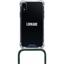 Pouzdro Lookabe Necklace iPhone Xr gold zelené