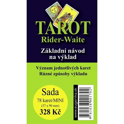 Waite Arthur Edward Karty - Tarot Rider Waite karty + brožura