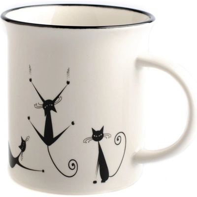 Dakls Порцеланова чаша Cats Nero, 310 ml - Dakls (SAL191018)