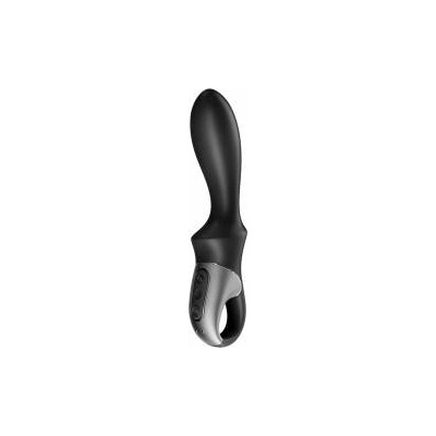 Satisfyer Heat Climax Curved Anal Vibrator with Heating System Black