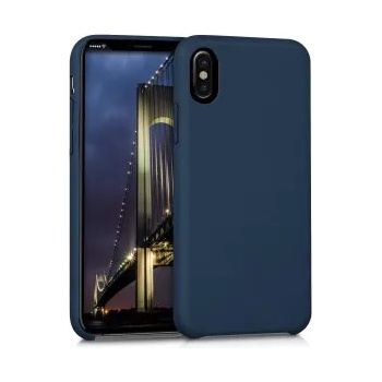 Image 1 of kwmobile Калъф за Apple iPhone X - тъмносин