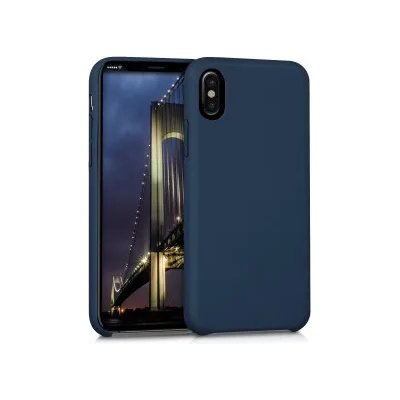 kwmobile Калъф за Apple iPhone X - тъмносин