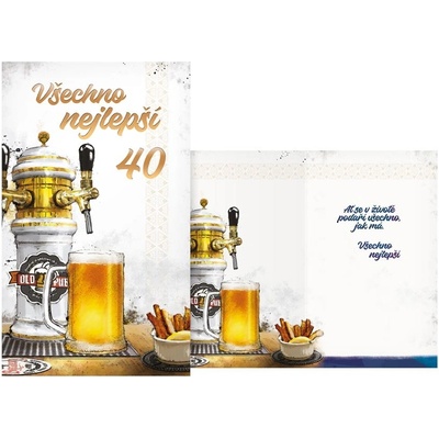 UNIPAP přání k narozeninám 40 M11-540 T PRANI_T_2275 549679