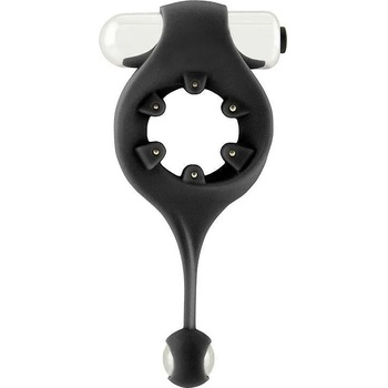 Image 1 of MJUZE Пенис ринг с люлеещо се топче, черен