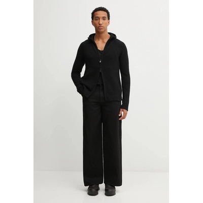 Жилетка с вълна Heliot Emil (AW25.M.07.085.BLK01)