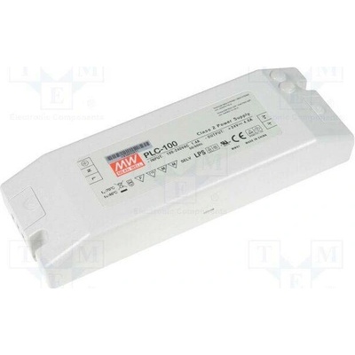MEAN WELL PLC-100-27 Napájecí zdroj: spínaný; LED; 95,85W; 27VDC; 3,55A; 90÷264VAC; IP20
