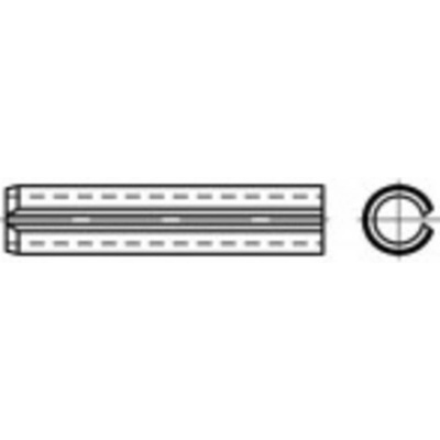 TOOLCRAFT TO-5390244 upínacie kolíky pružinová ocel 25 ks