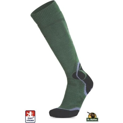 Dr Hunter podkolenky WINTER LANGE DHW zelené
