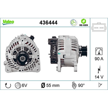 Alternátor VALEO 436444