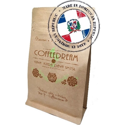 Coffeedream Káva Dominikánská republika Barahona AA hrubé mletí frenchpress filtrovaná káva A16 0,5 kg