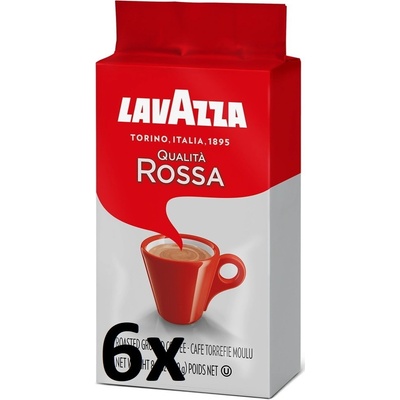 Lavazza Qualita Rossa mletá 6 x 250 g