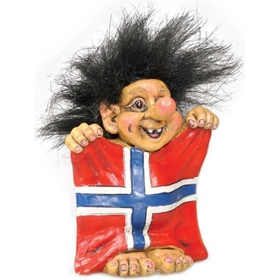 Troll Mini Frode s norskou vlajkou