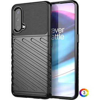 Image 1 of OnePlus Nord CE Удароустойчив Twill Texture Калъф и Протектор