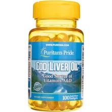 Puritan's Pride Cod Liver Oil 415 mg 100 kapsúl