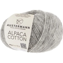 Austermann ALPACA COTTON - 51% alpaka, 49% bavlna - Ručně pletací příze Barva: 003 - Silber
