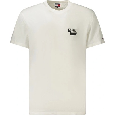 Tommy Hilfiger Мъжка тениска с къс ръкав tommy hilfiger, Размер l, Цвят Бял (dm0dm21539_biybl)