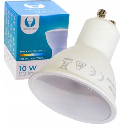 Forever Light GU10 LED žiarovka 1W 230V 4500K 90lm